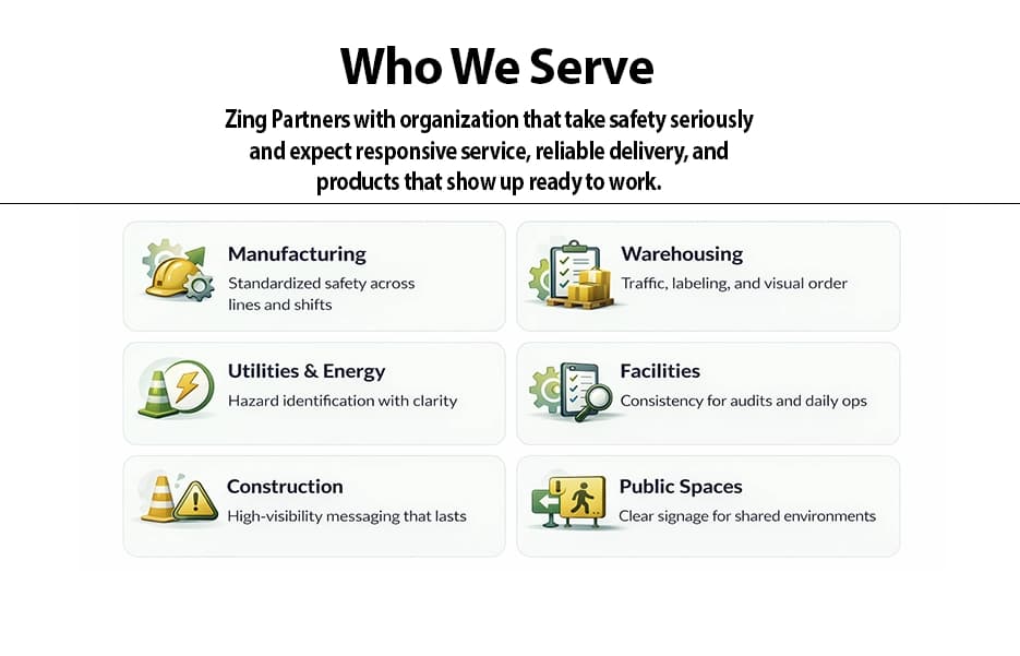 Manufacturing, Warehousing, Utilities & Energy, facilities, construction, public spaces