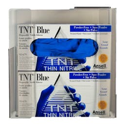 Glove box dispenser, stores two boxes