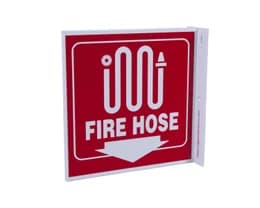 Eco Safety L Sign, 7X7