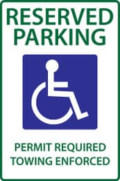 Eco Parking Sign, 18X12, EGP