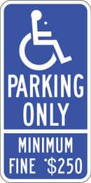 Eco Parking Sign, 24X12, EGP