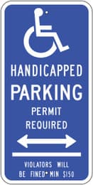 Eco Parking Sign, 24X12, EGP