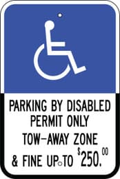 Eco Parking Sign, 18X12, EGP