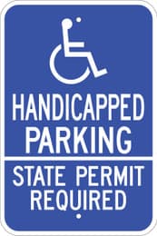 Eco Parking Sign, 18X12, EGP