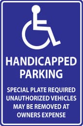 Eco Parking Sign, 18X12, EGP