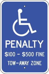 Eco Parking Sign, 18X12, EGP
