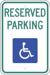 Eco Parking Sign, 24X18, EGP