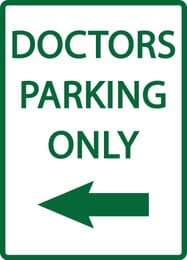 Eco Parking Sign, 18X12, EGP