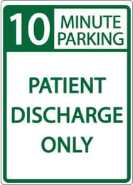 Eco Parking Sign, 18X12, EGP