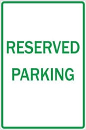 Reserved Parking