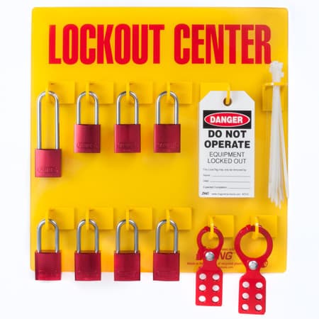 Lockout Tagout Station, 8 Padlock