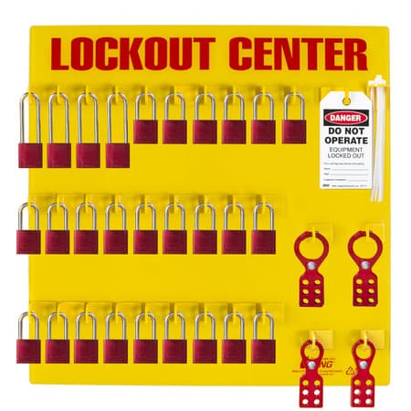 Lockout Tagout Station, 28 Padlock