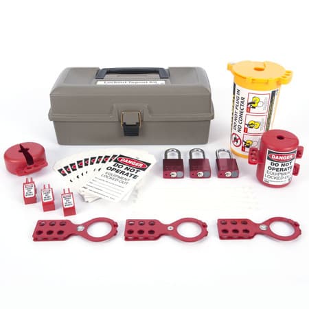 Lockout Tagout Box, 32 Component