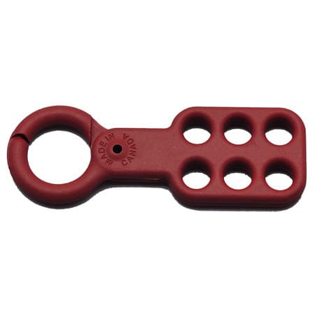 Lockout Tagout Hasp, 1" Plastic