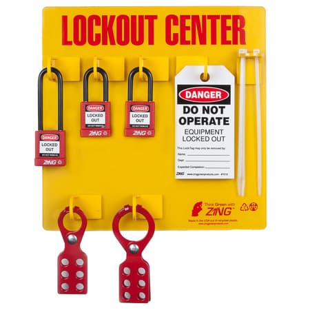 Lockout Station 3 Padlock Stocked