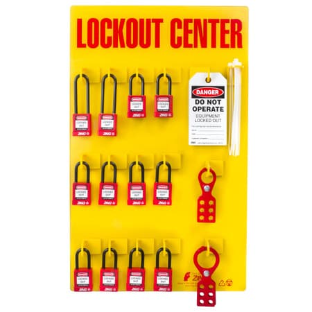 Lockout Station 12 Padlock Stocked
