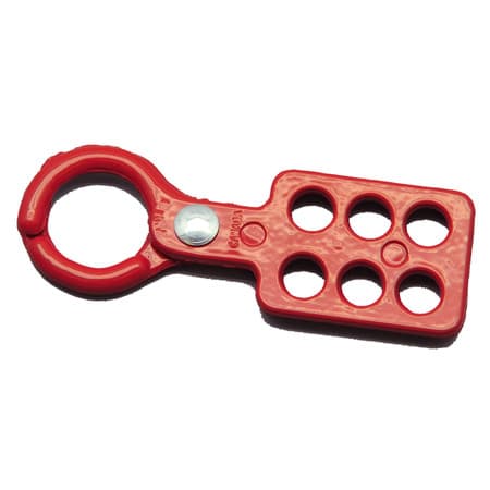 Lockout Tagout Hasp, 1" Aluminum