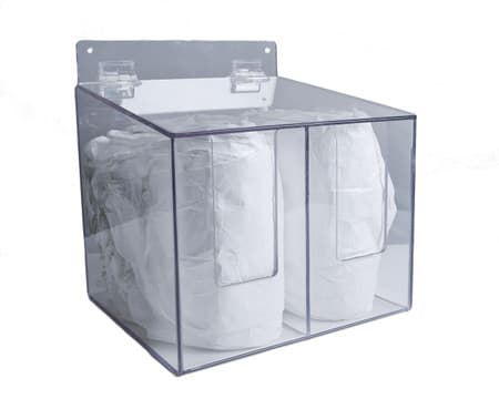 Sleeve Guard Dispenser, Hinged Lid