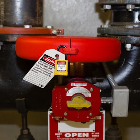 Gate Valve Lockout, 10 - 13 IN Wheel
