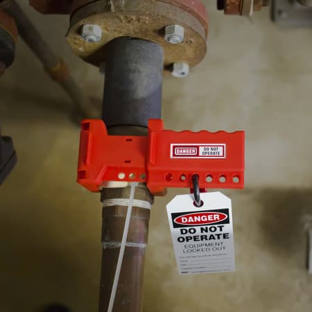 Ball Valve Lockout, 3/8 - 1.4 IN Dia