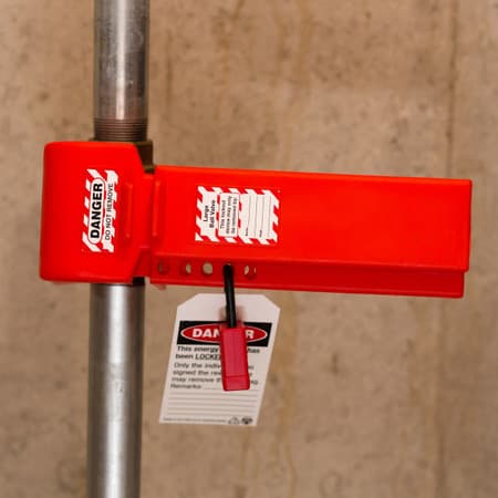 Ball Valve Lockout, 2 - 8 IN Dia