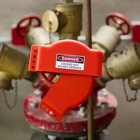 Adj Gate Valve Lockout, 25 mm - 165 mm