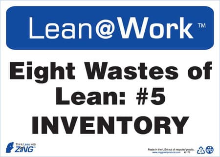 Lean At Work Sign, 10x14