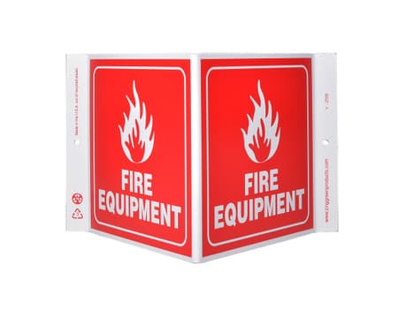 Eco Safety V Sign, 7X12