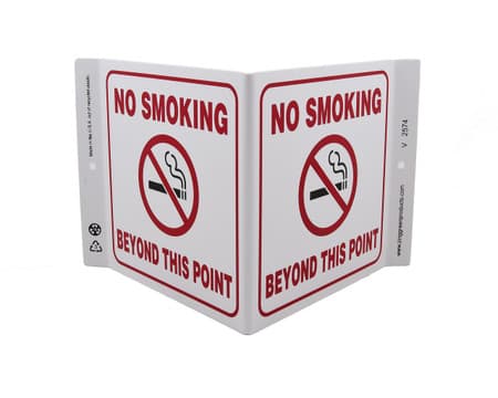 Eco Safety V Sign, 7X12