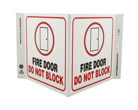 Eco Safety V Sign, 7X12