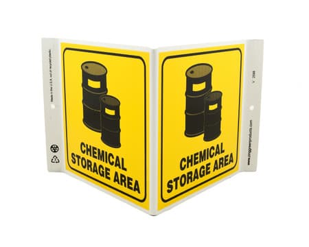 Eco Safety V Sign, 7X12