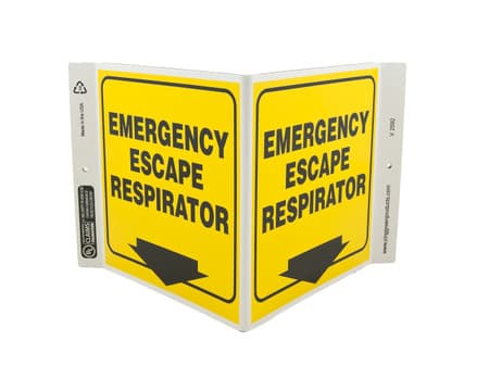 Eco Safety V Sign, 7X12