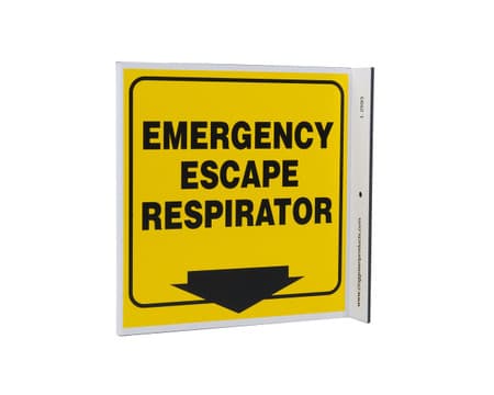 Eco Safety L Sign, 7X7