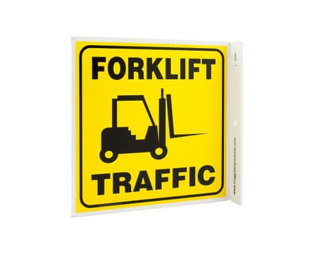 Eco Safety L Sign, 7X7