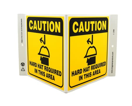 Eco Safety V Sign, 7X12