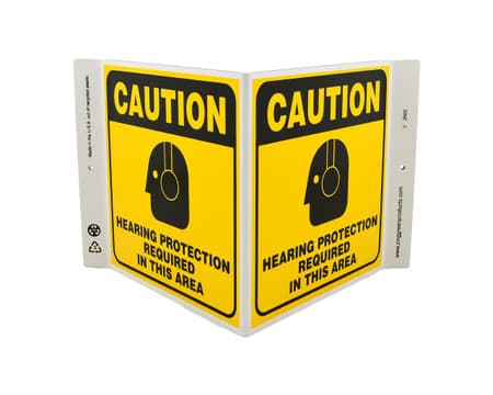 Eco Safety V Sign, 7X12