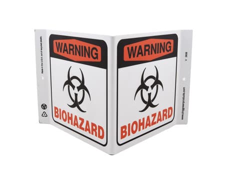 Eco Safety V Sign, 7X12