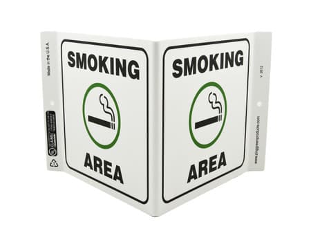 Eco Safety V Sign, 7X12