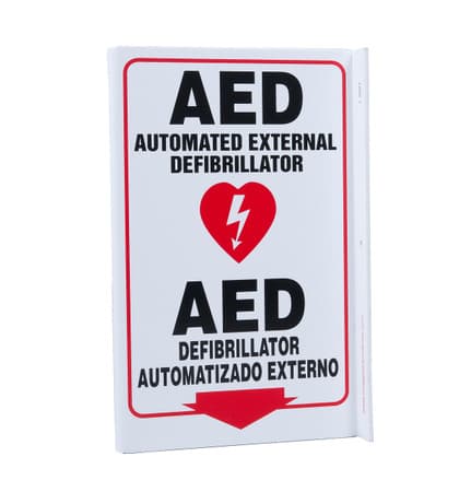 Eco Safety L Sign, 11X8