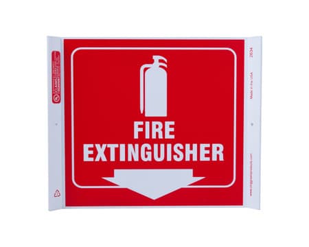 Eco Safety Corner Sign, 10X10