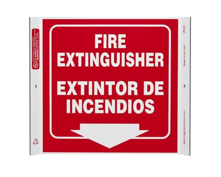 Eco Safety Corner Sign, 10X10