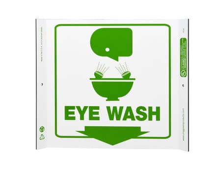 Eco Safety Corner Sign, 10X10