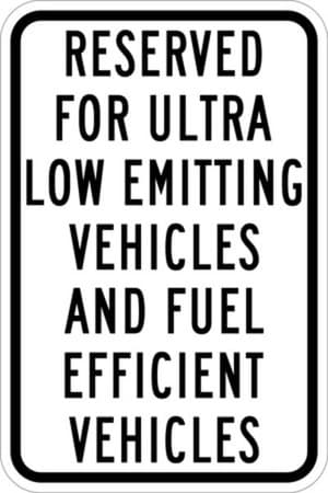 Eco Parking Sign, 18X12, EGP