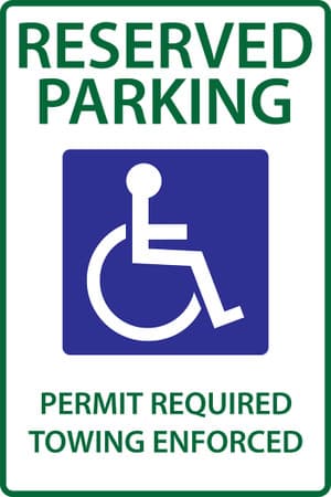 Eco Parking Sign, 18X12, EGP
