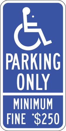 Eco Parking Sign, 24X12, EGP