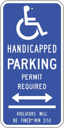 Eco Parking Sign, 24X12, EGP