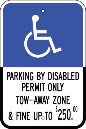 Eco Parking Sign, 18X12, EGP