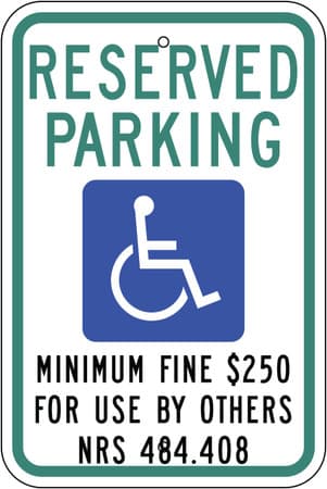 Eco Parking Sign, 18X12, EGP