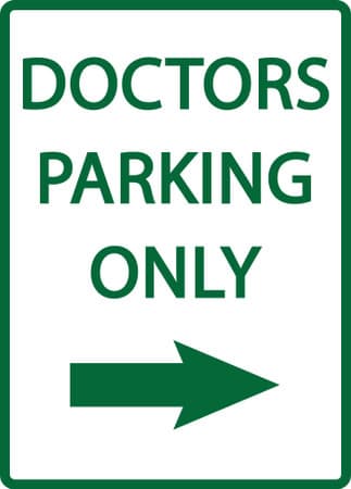Eco Parking Sign, 18X12, EGP