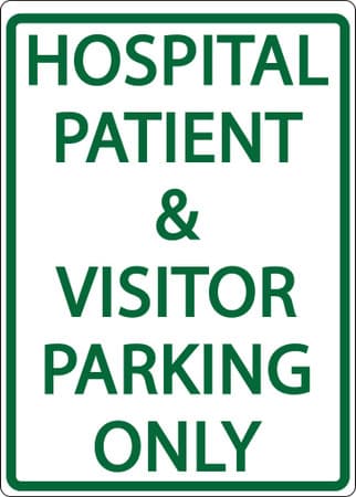 Eco Parking Sign, 18X12, EGP